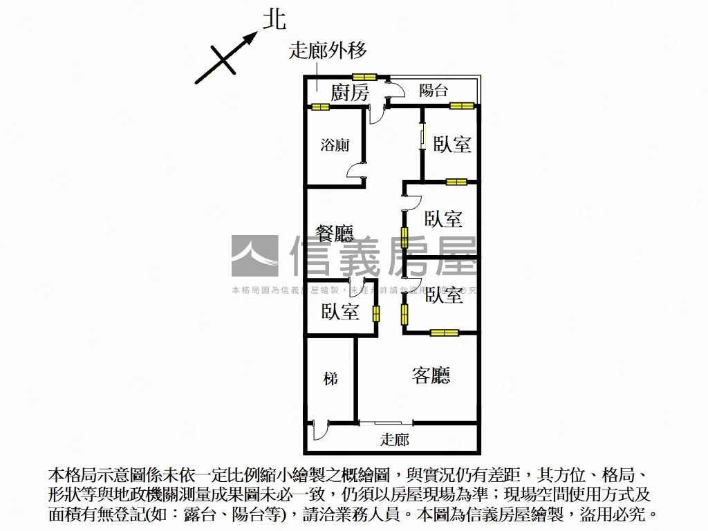 竹圍潛力美寓二樓房屋室內格局與周邊環境