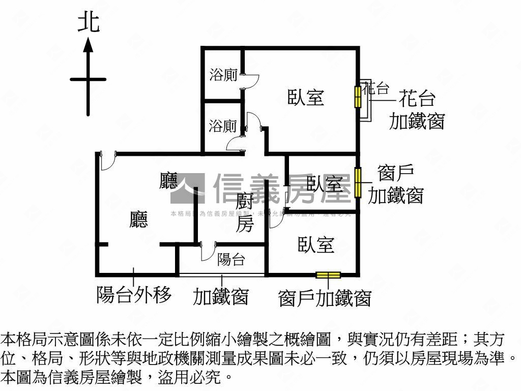 近捷運三房平車精美宅房屋室內格局與周邊環境