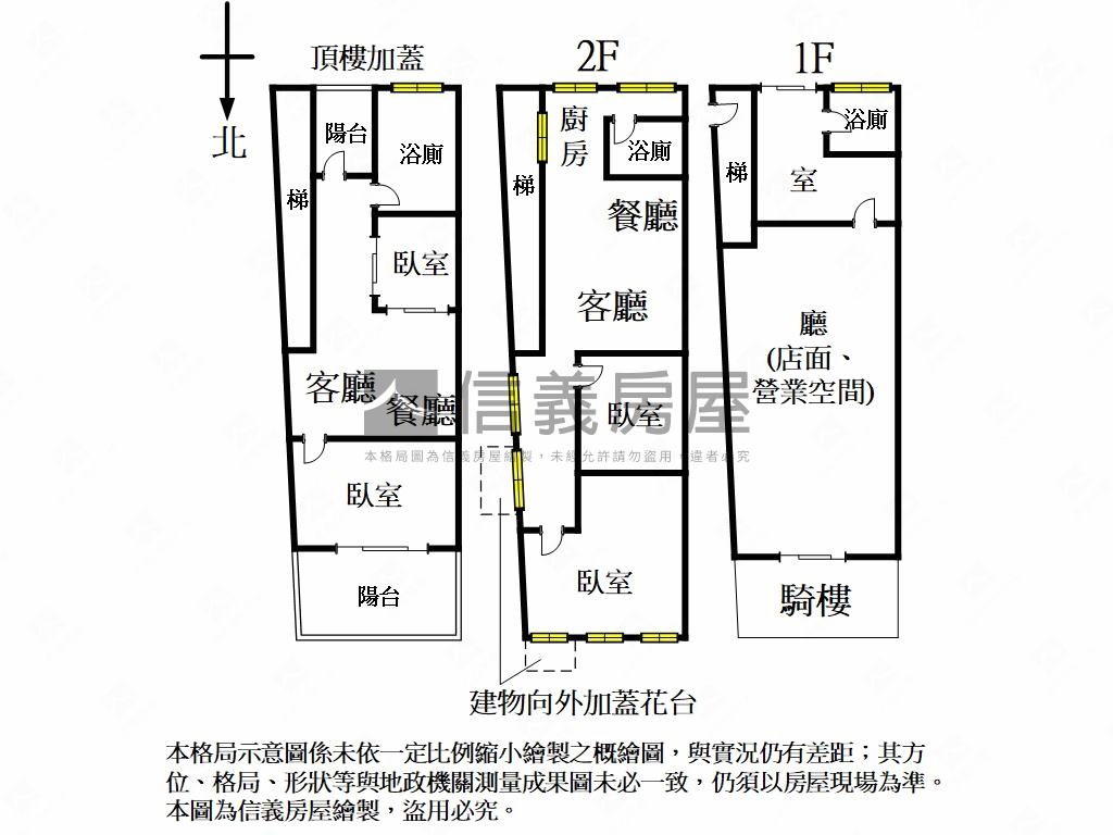 華榮市場邊間大透天房屋室內格局與周邊環境