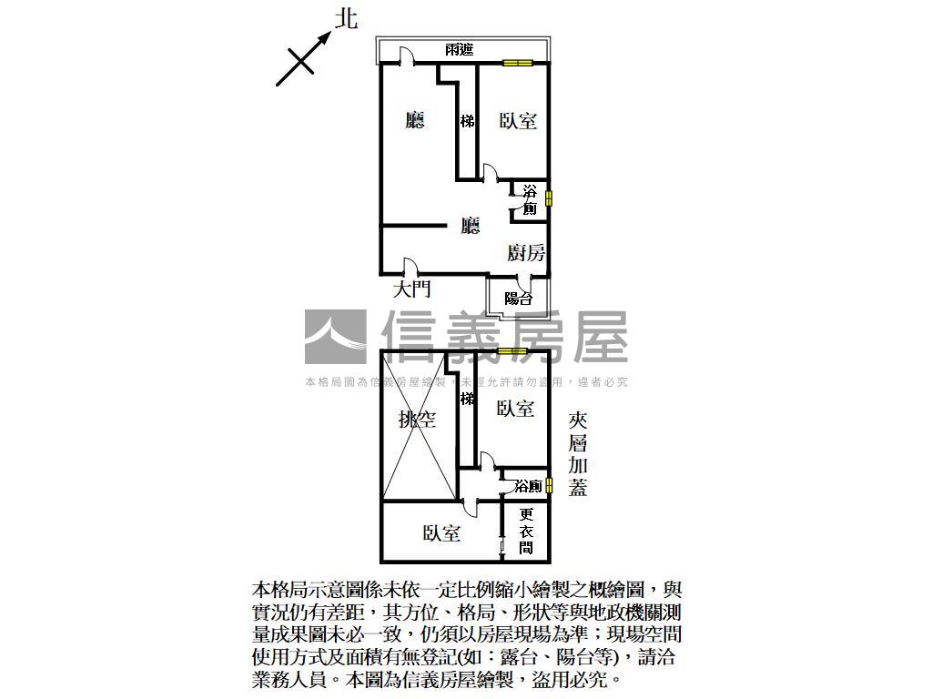 近遠百誠品日班警衛房屋室內格局與周邊環境