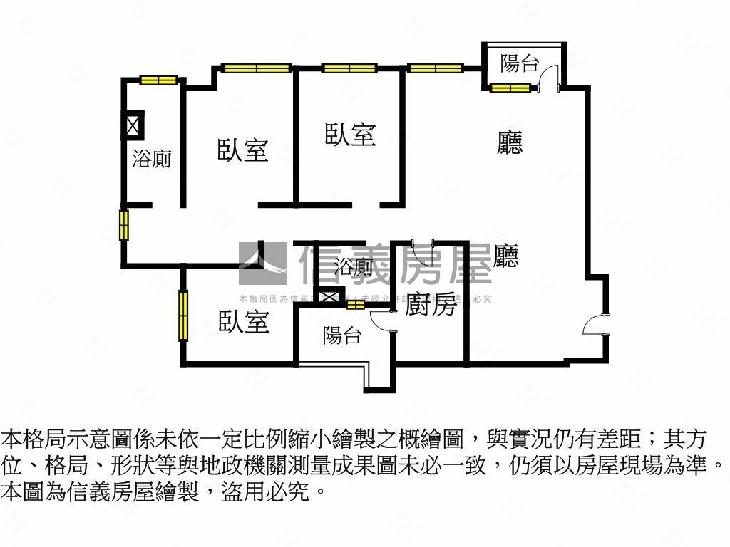 【馥華城奕】稀有格局釋出房屋室內格局與周邊環境