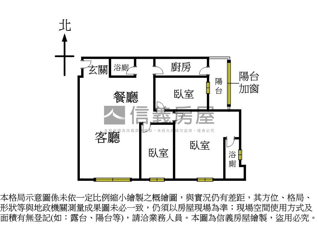 麗寶水花園˙質感３房房屋室內格局與周邊環境