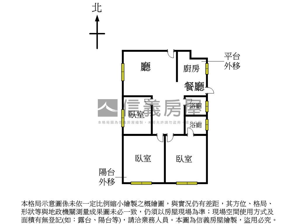 有出就談近一點利三房平車房屋室內格局與周邊環境