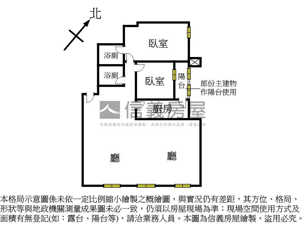 近捷運｜高樓明亮大空間房屋室內格局與周邊環境