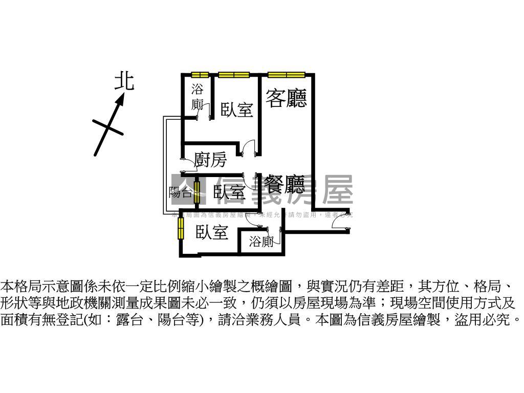 客運園區未來城邊間三房房屋室內格局與周邊環境