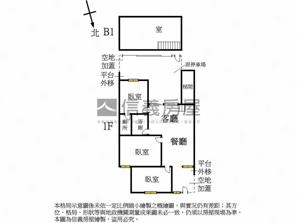 辛亥捷運站旁壹樓住店房屋室內格局與周邊環境