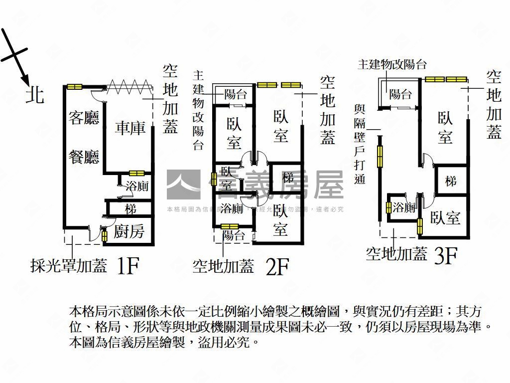 近嘉興路大面寬臨路透天房屋室內格局與周邊環境