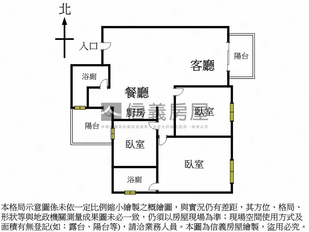 大毅熊幸福☀️美３房平車房屋室內格局與周邊環境