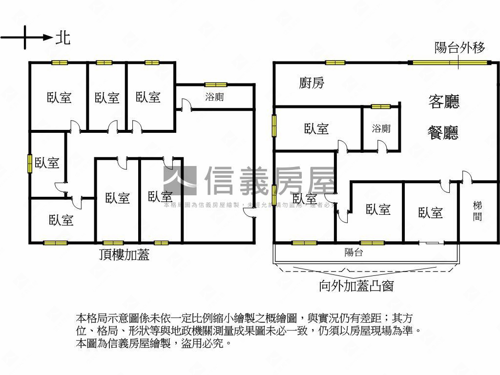 東門面金華校園頂加公寓房屋室內格局與周邊環境