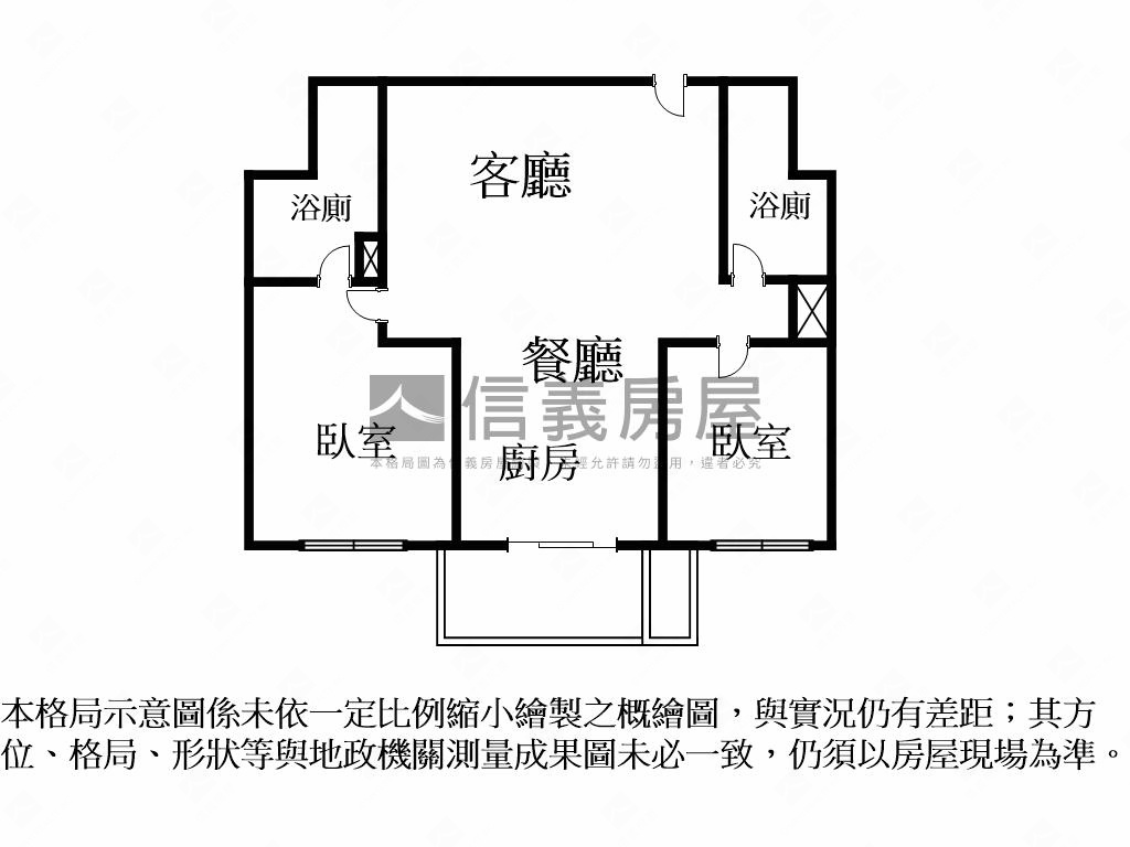 聯悅馨Ｃ６棟２６樓房屋室內格局與周邊環境