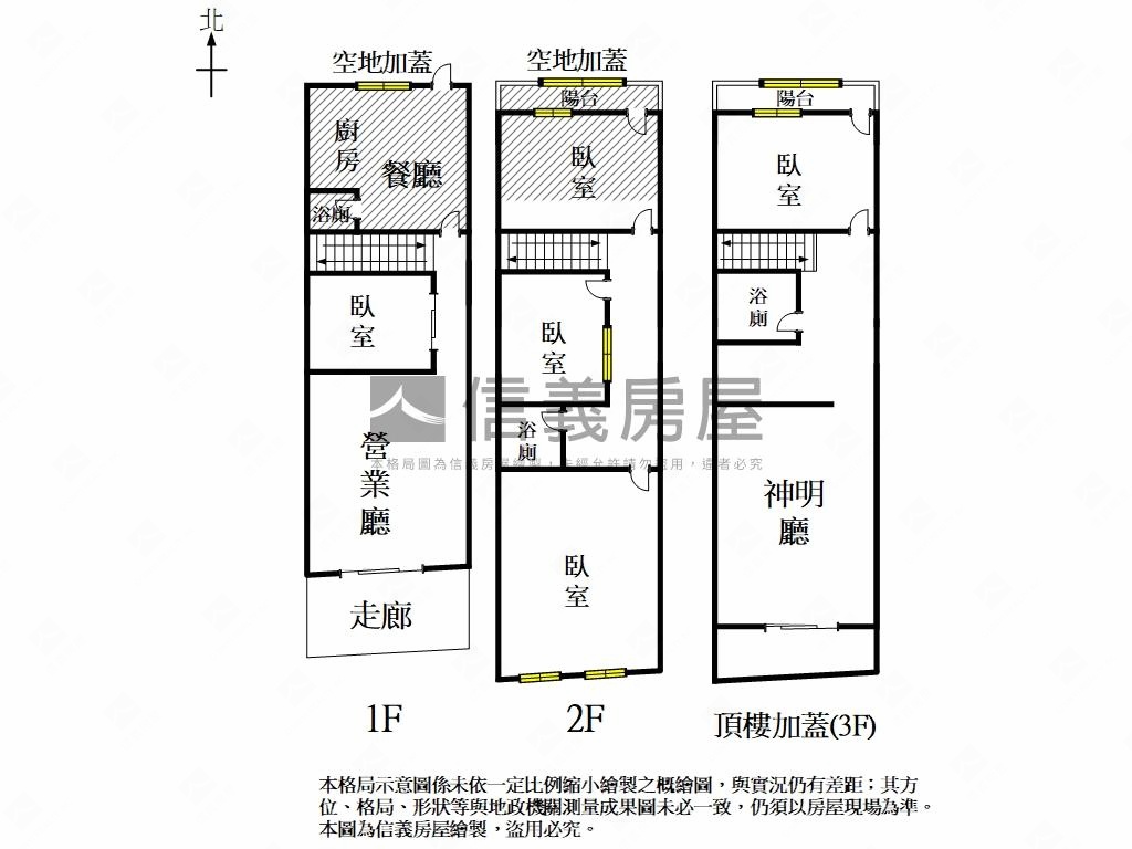 近南紡暖居朝南透天房屋室內格局與周邊環境
