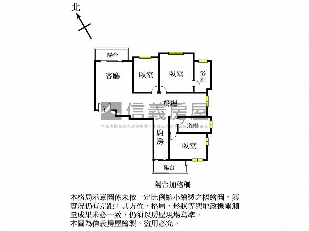 ｜城峰匯｜雙衛浴開窗三房房屋室內格局與周邊環境