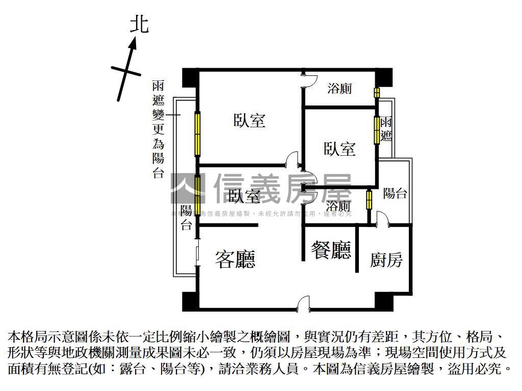 豐花園｜質感成家三房平車房屋室內格局與周邊環境
