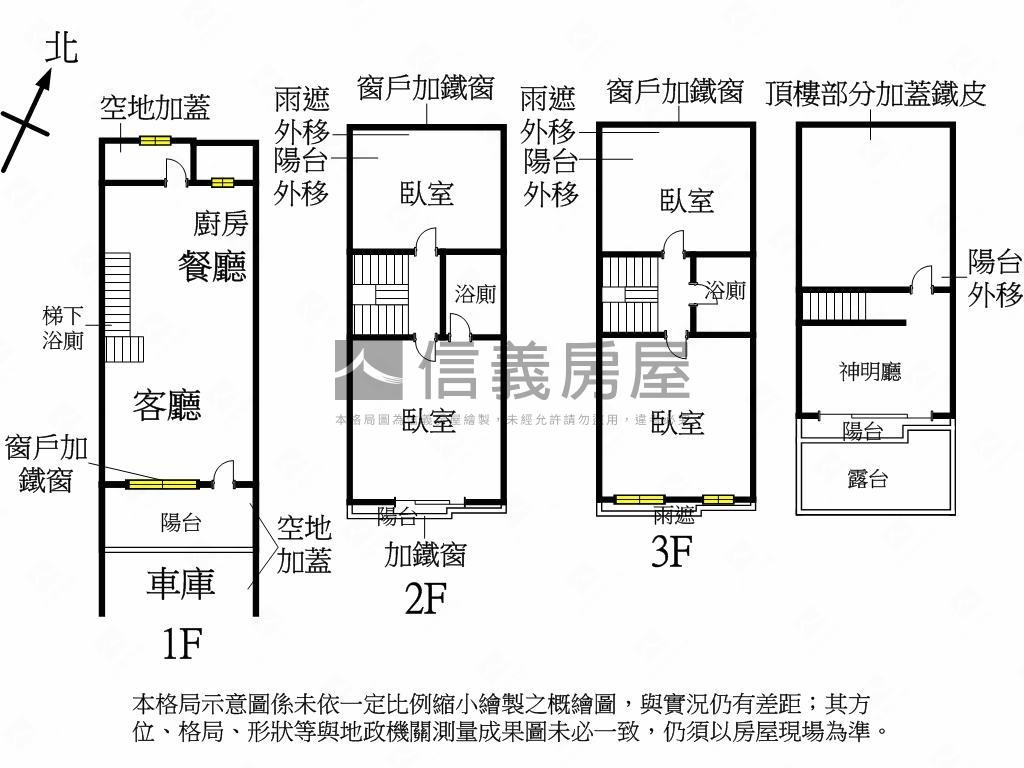 水湳稀有臨路別墅房屋室內格局與周邊環境