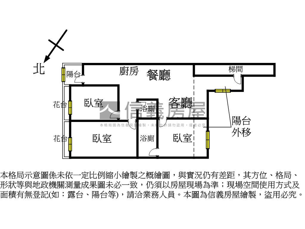 大里陽光｜低總價｜美三房房屋室內格局與周邊環境