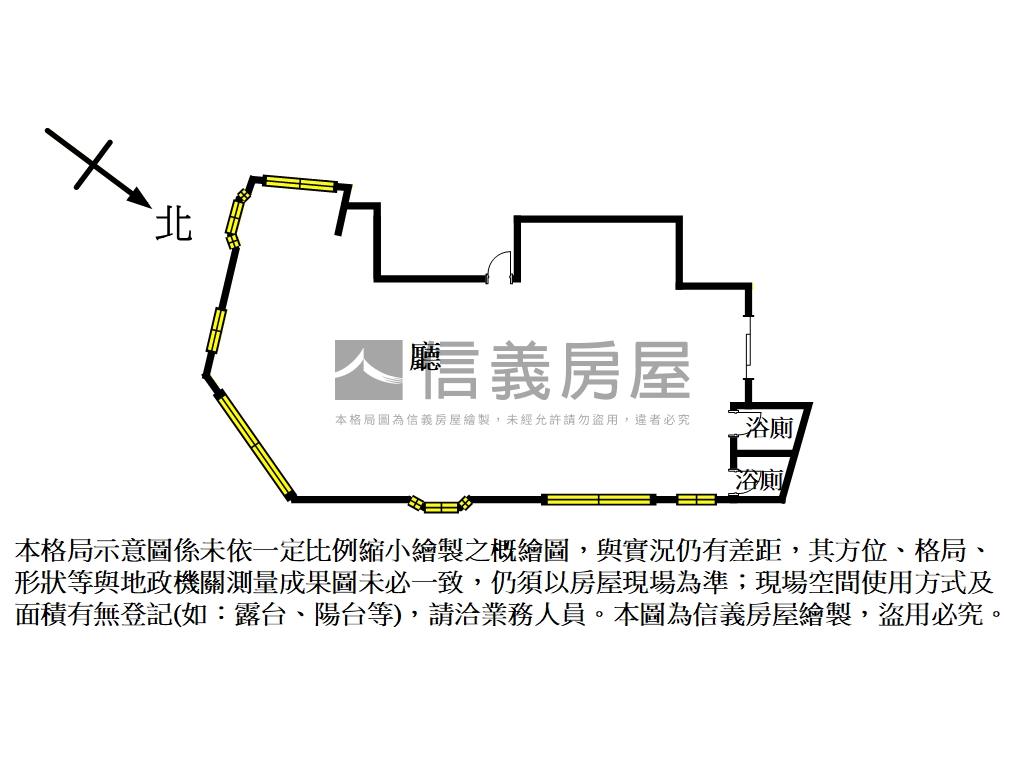 近巨城辦公室黃金三角房屋室內格局與周邊環境
