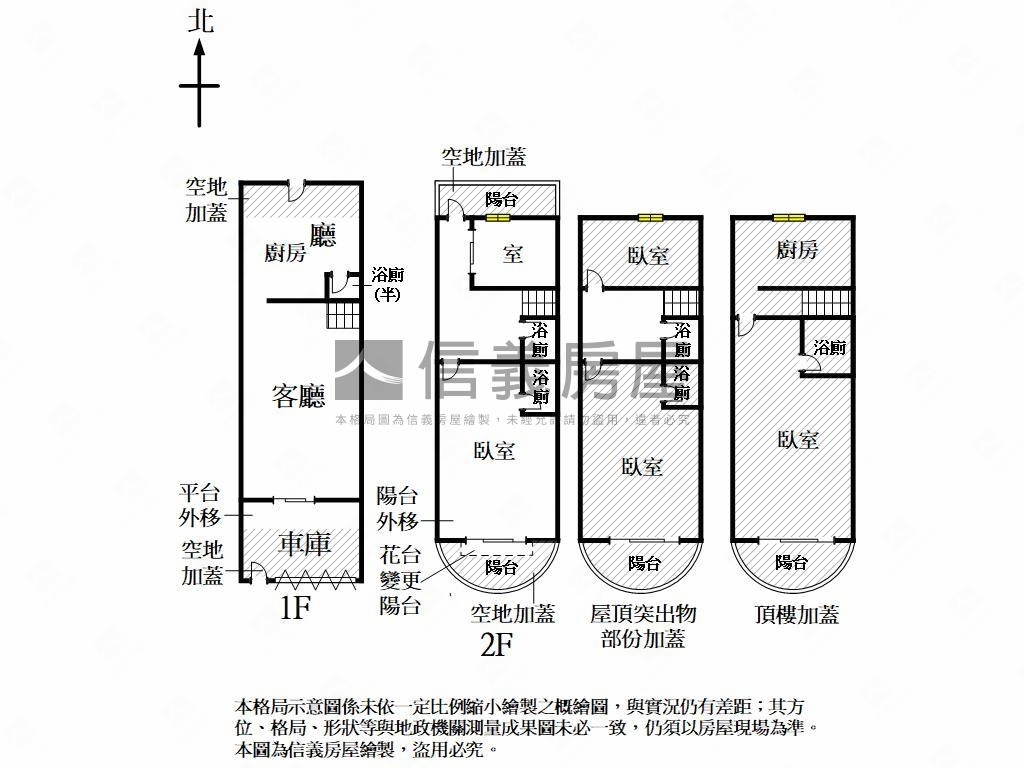 凹子底森林公園靜巷透天房屋室內格局與周邊環境