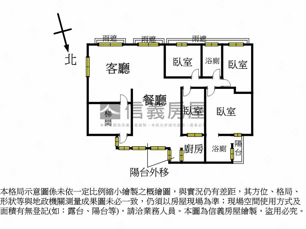東門市場黃金二樓房屋室內格局與周邊環境