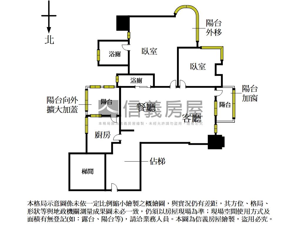 １０１夜景２房雙衛＋車位房屋室內格局與周邊環境