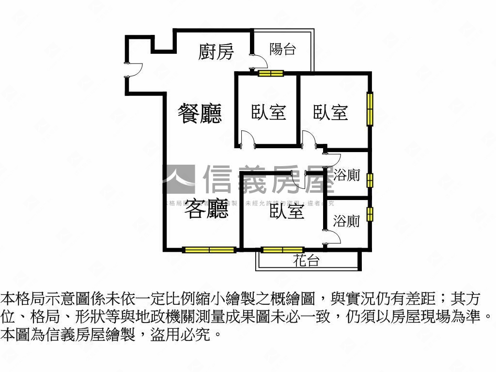 北區晴川三房平車房屋室內格局與周邊環境