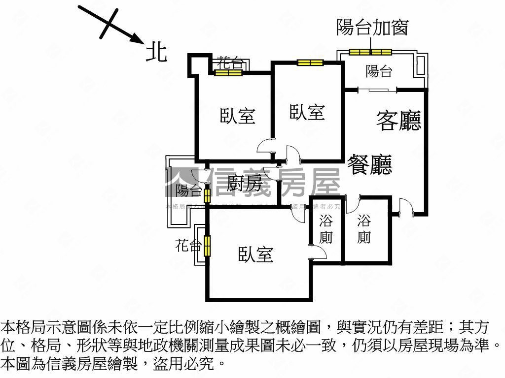 凱旋高樓３房子母車位房屋室內格局與周邊環境