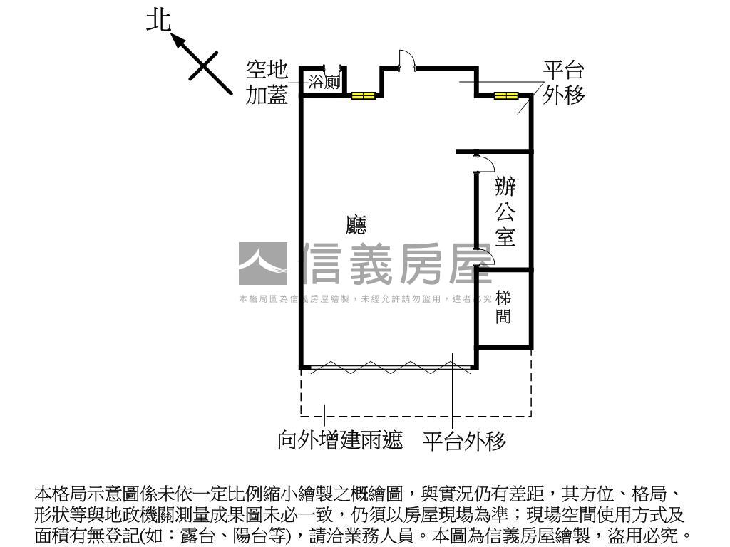 建國北路面寬好用店面房屋室內格局與周邊環境