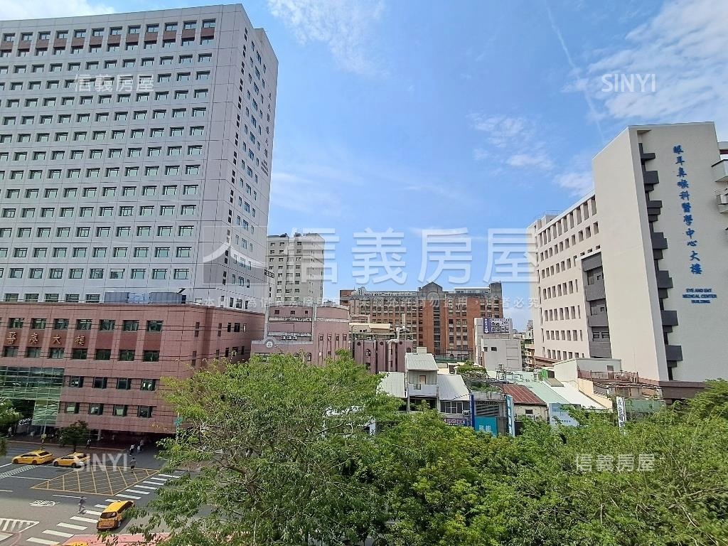 育德園道近中國醫朝南三房房屋室內格局與周邊環境