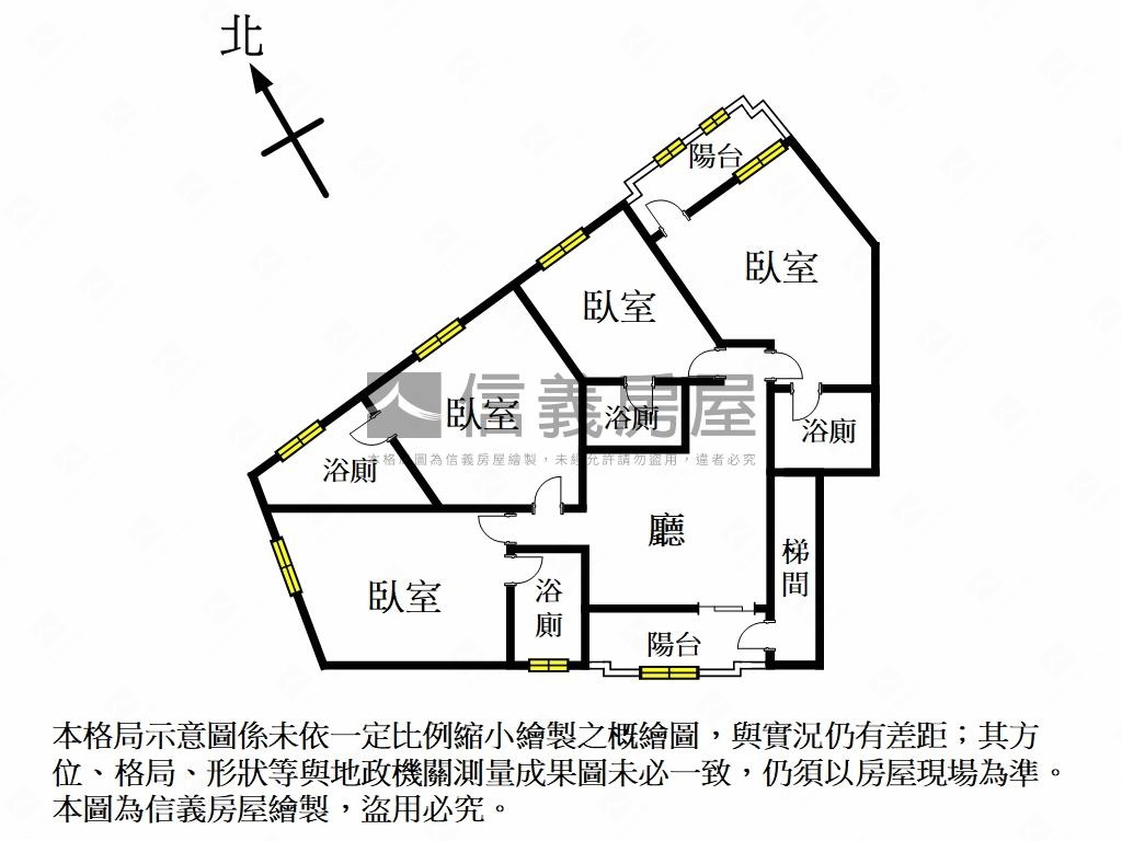 榮星花園大邊間２樓房屋室內格局與周邊環境