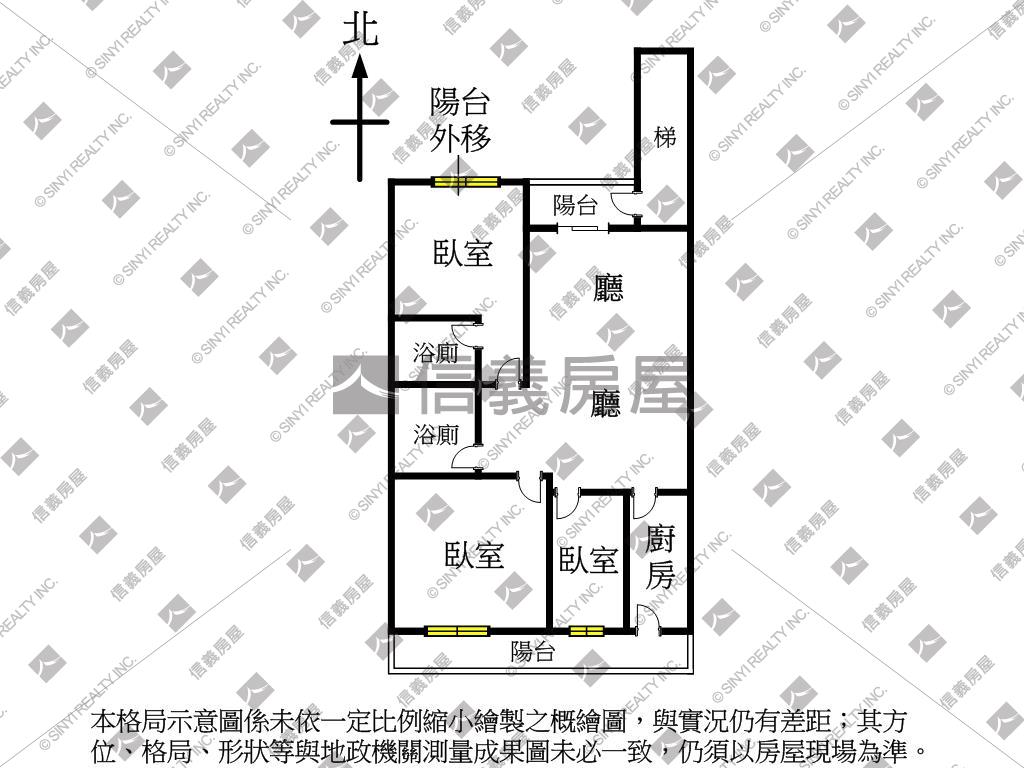 大直站讚方正美寓房屋室內格局與周邊環境