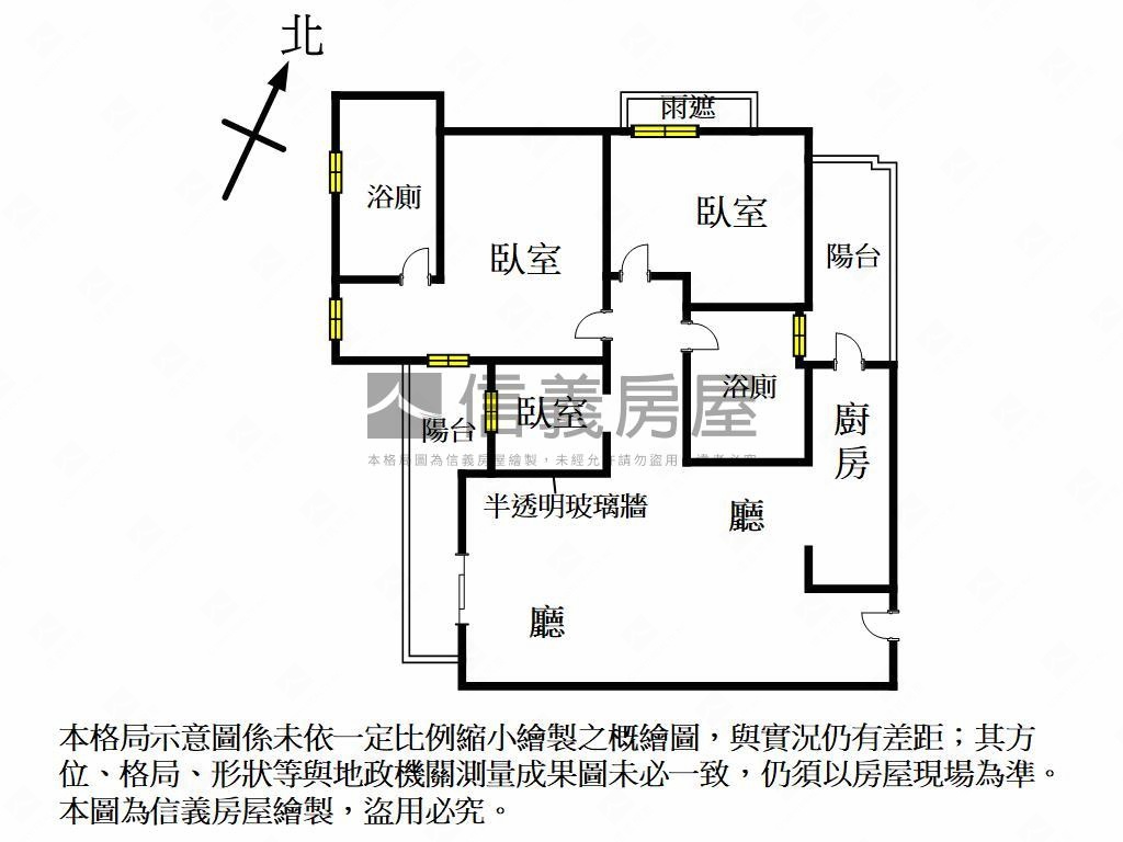 近捷運優美三房平車房屋室內格局與周邊環境