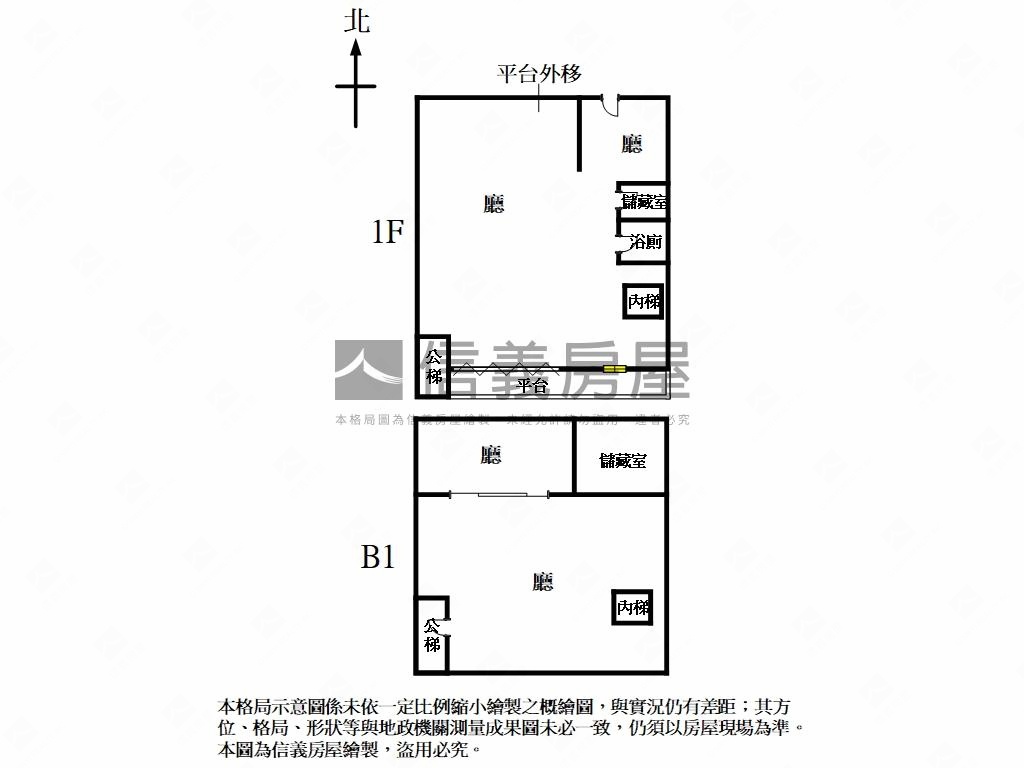 仁愛國小面寬朝南店面房屋室內格局與周邊環境