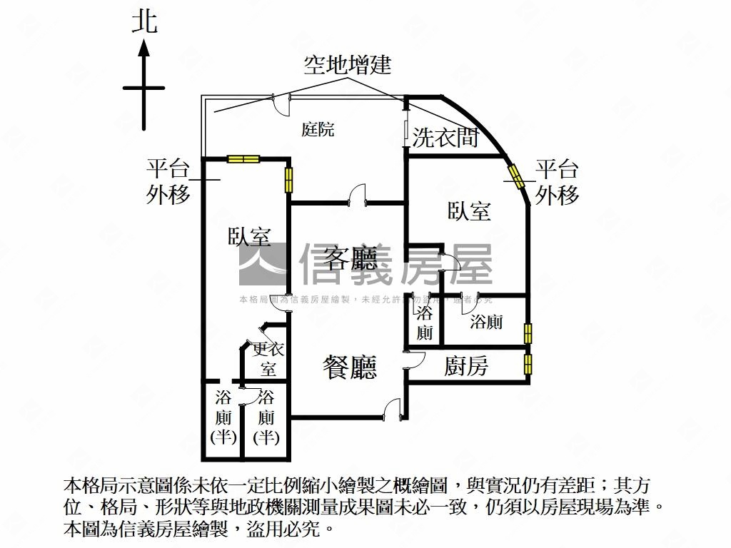 國館捷運大巨蛋庭院一樓房屋室內格局與周邊環境