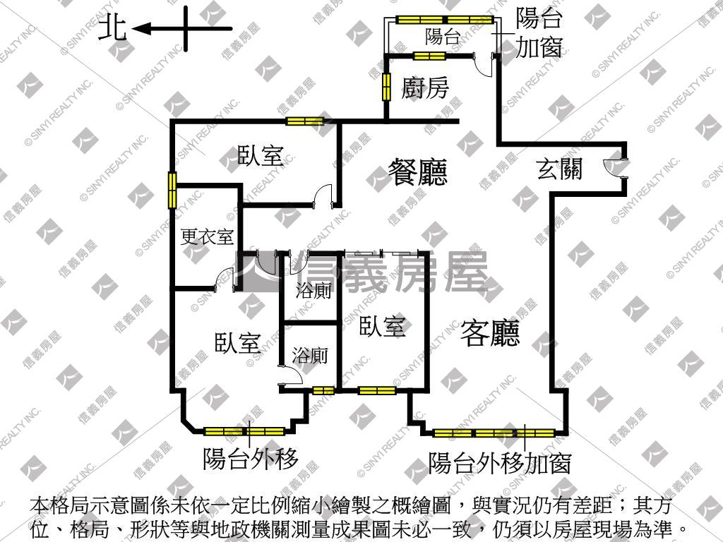 專約捷運美華廈３房大車位房屋室內格局與周邊環境