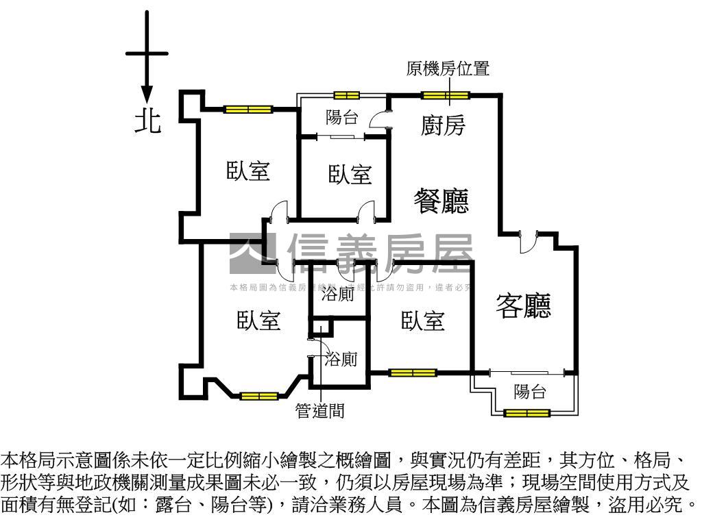 大直戀戀景觀四房房屋室內格局與周邊環境