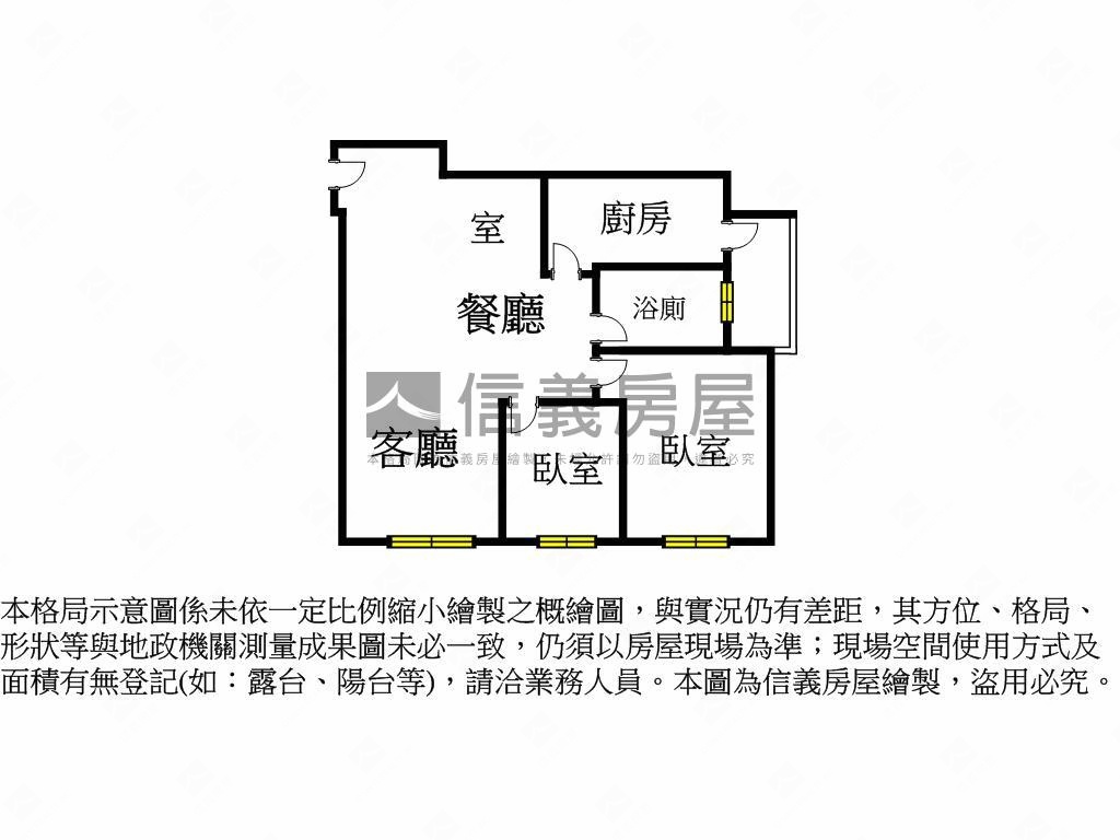 中山日禾★夏樹蒼翠３房屋室內格局與周邊環境