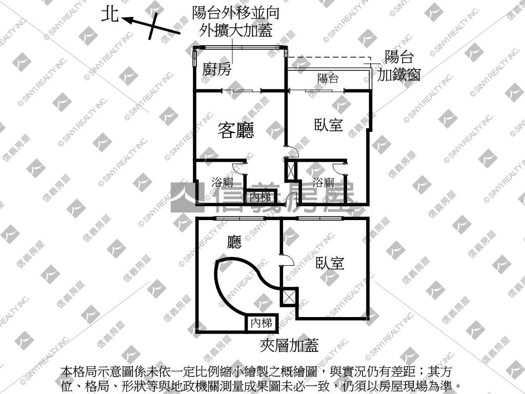 【英郡Ｂ】挑高美屋房屋室內格局與周邊環境