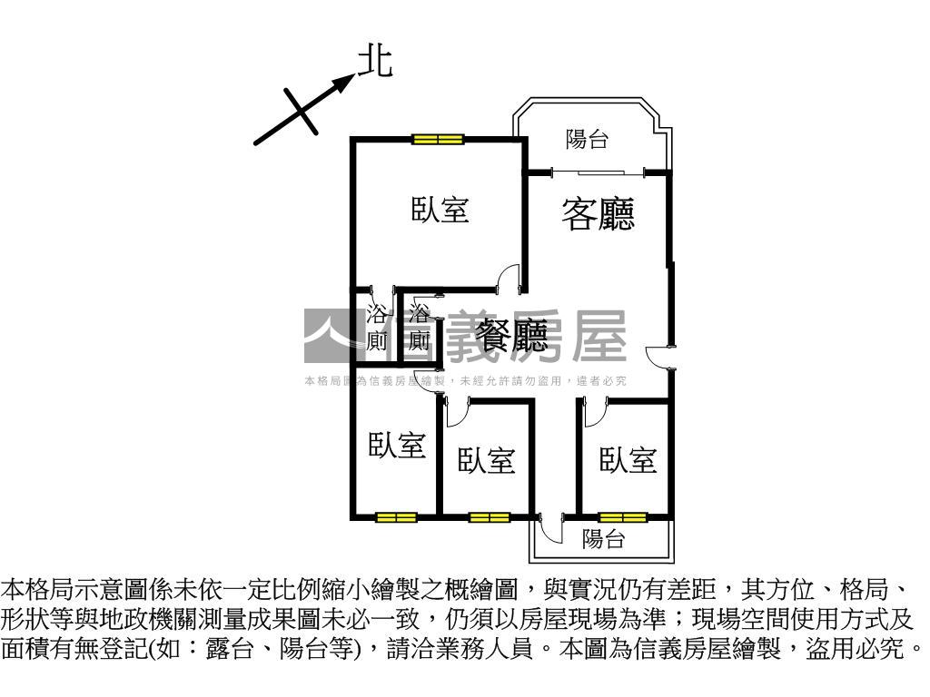 Ａ建工商圈漂亮四房平車房屋室內格局與周邊環境