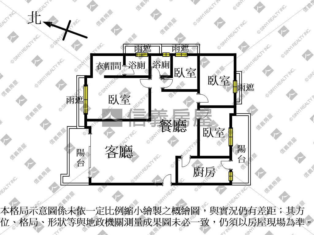 士林官邸北苑四房稀有釋出房屋室內格局與周邊環境