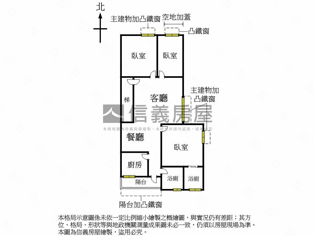 金城機能公寓三樓房屋室內格局與周邊環境
