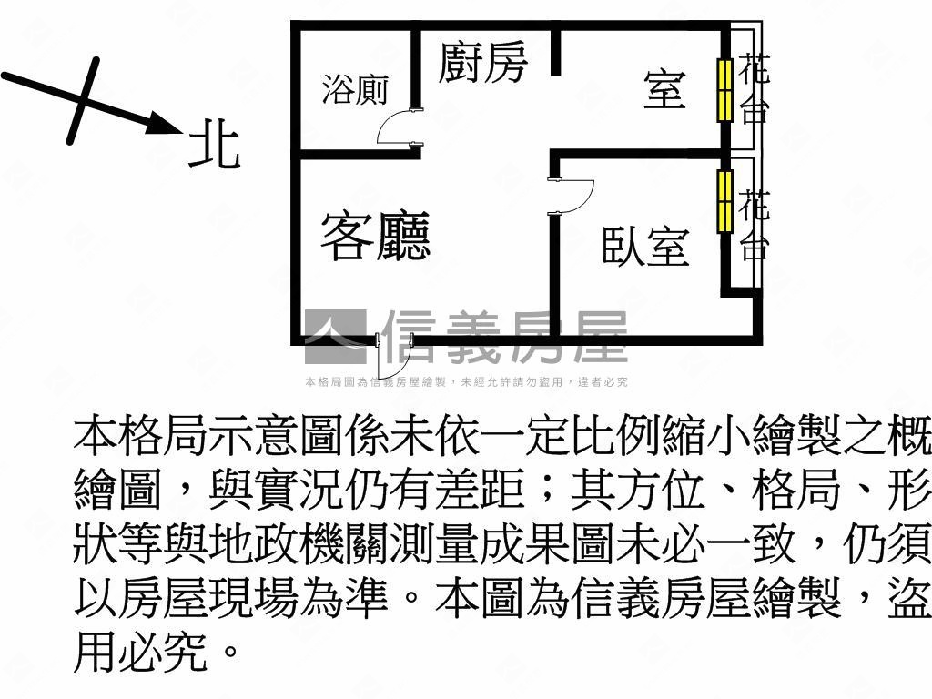 航空首選１＋１大套房房屋室內格局與周邊環境