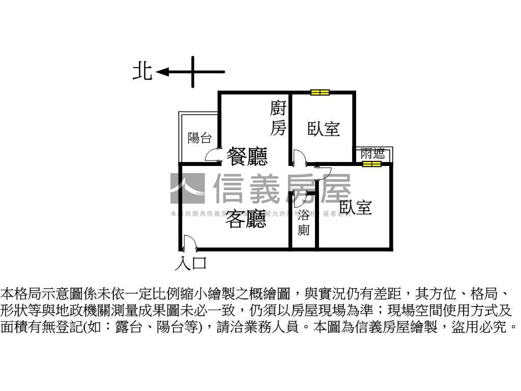 大毅讚幸福美二房平面車位房屋室內格局與周邊環境