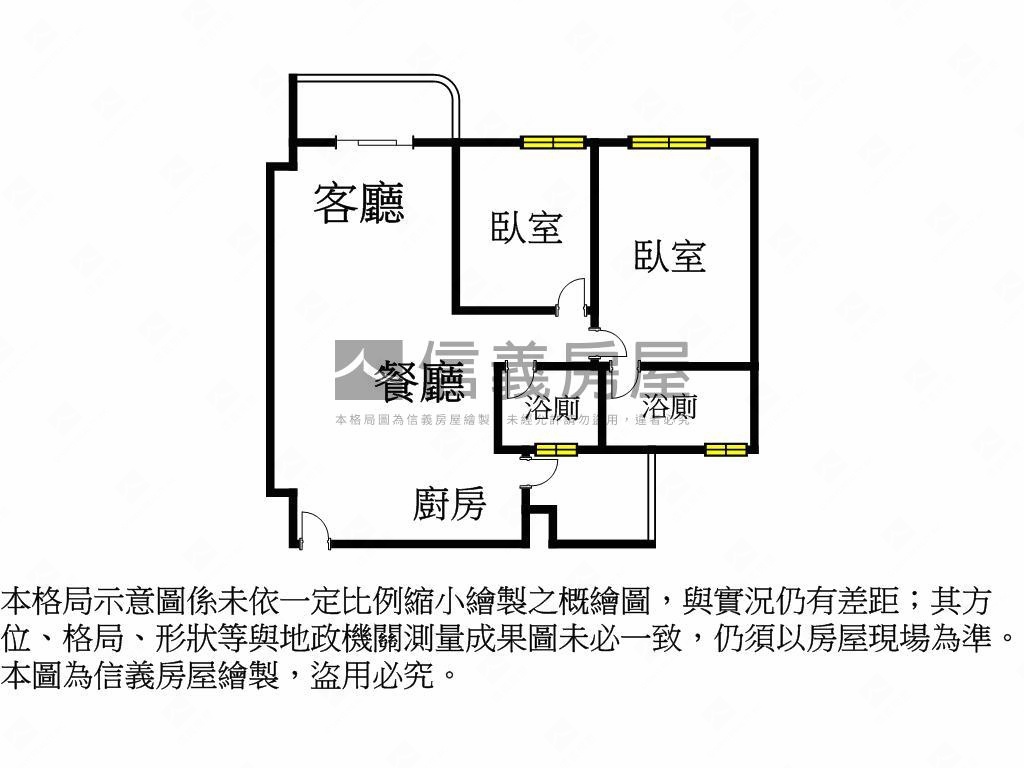關西京品藝墅二房平車房屋室內格局與周邊環境