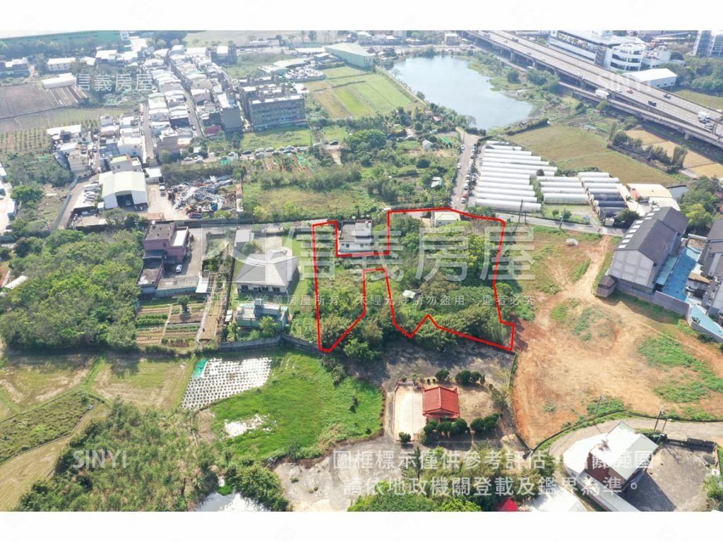 近６６快速道路千坪農地房屋室內格局與周邊環境