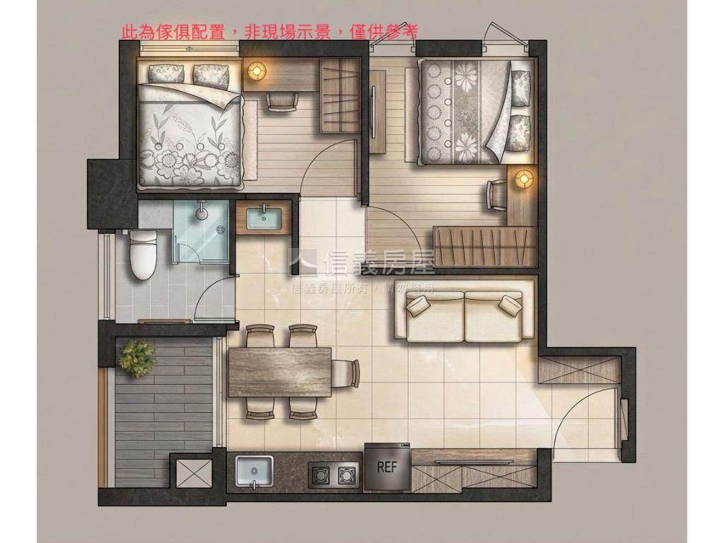 全新頂峰｛和邦羅斯芙｝房屋室內格局與周邊環境