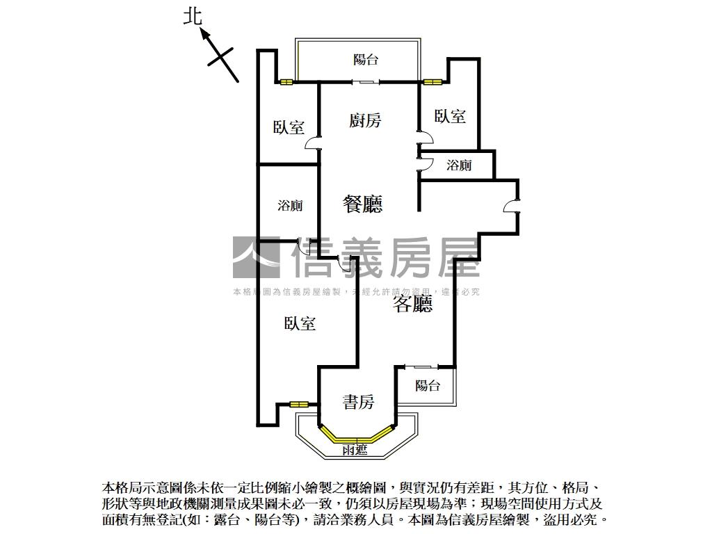 園上園精品四房附車位房屋室內格局與周邊環境
