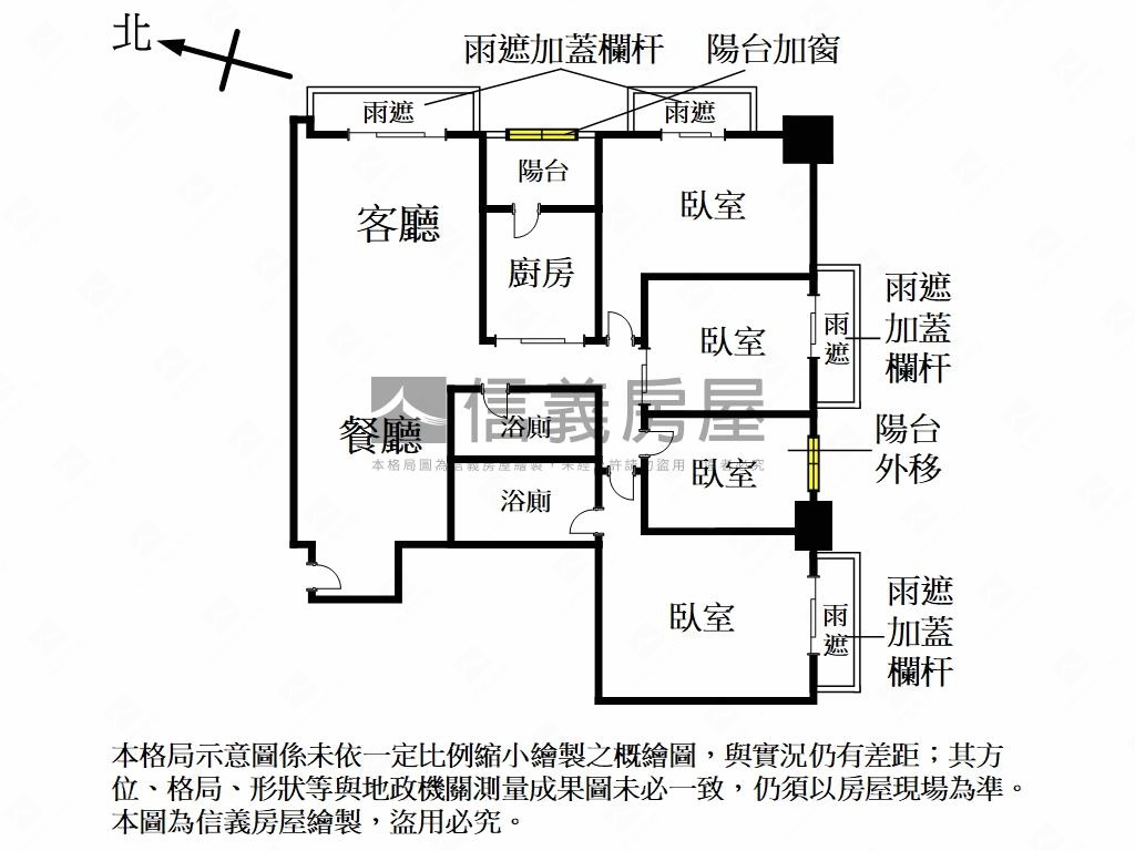 北大高中第一排＊爵仕悅房屋室內格局與周邊環境