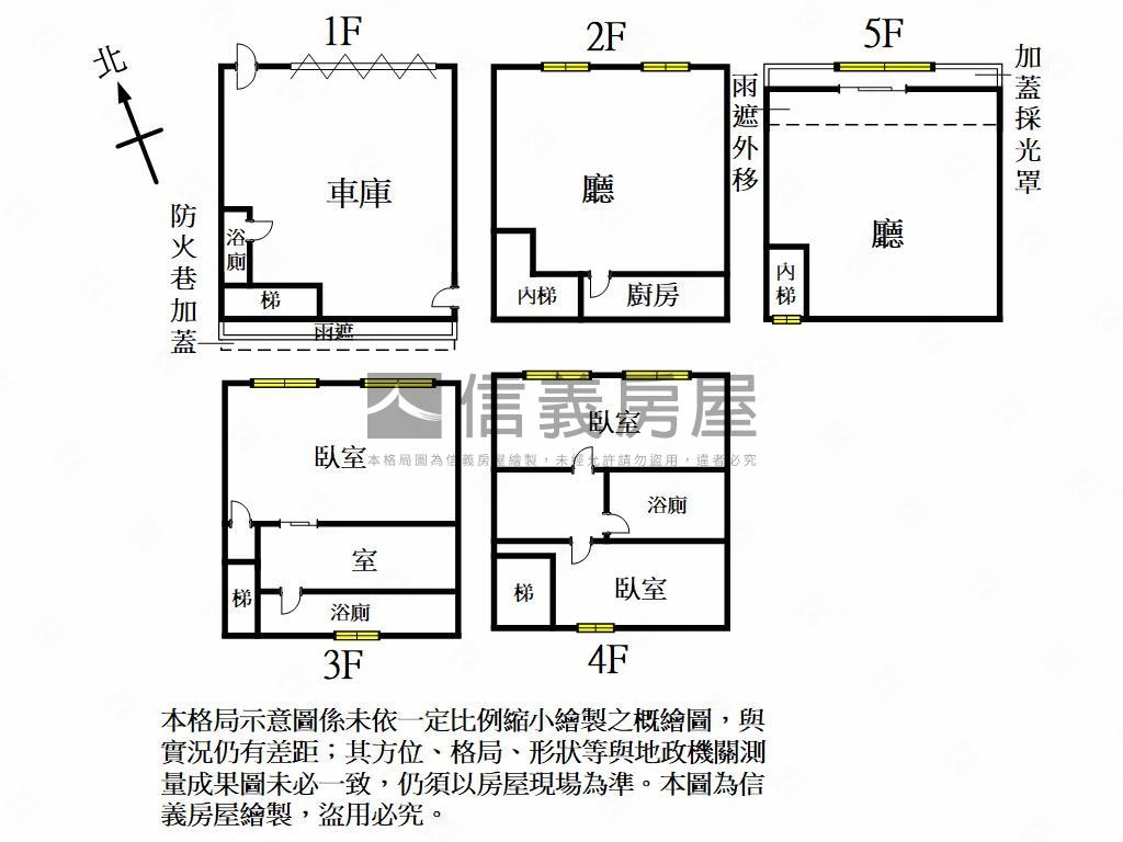 環北重劃區旁透天房屋室內格局與周邊環境