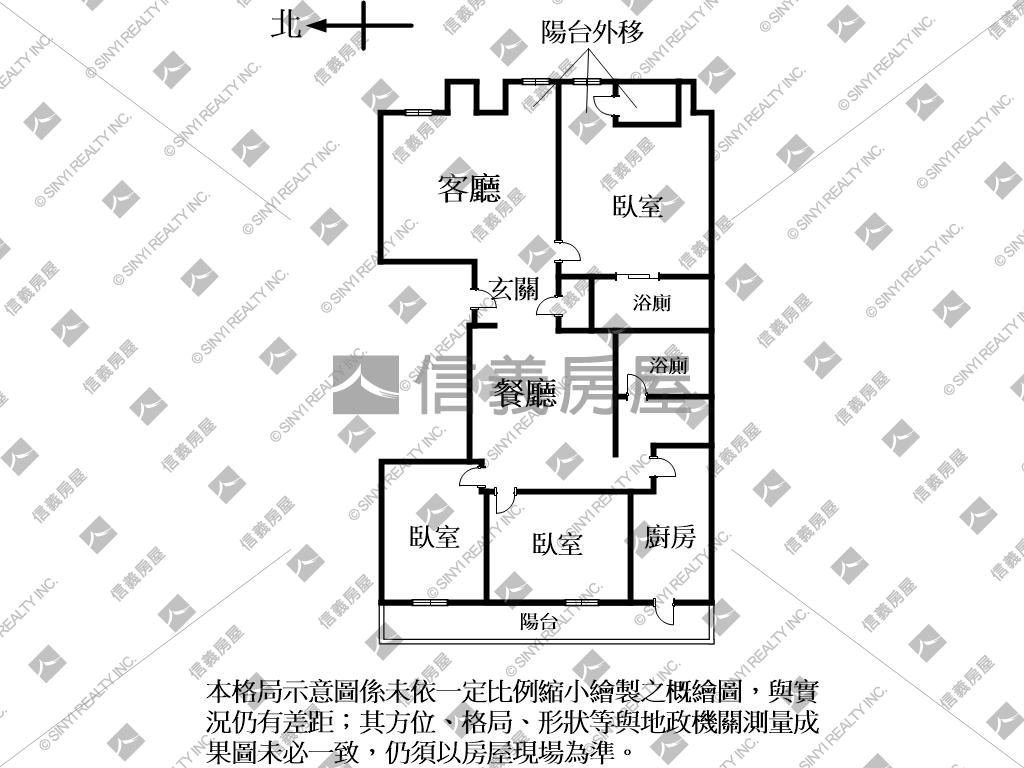 新光仰德高樓三房房屋室內格局與周邊環境