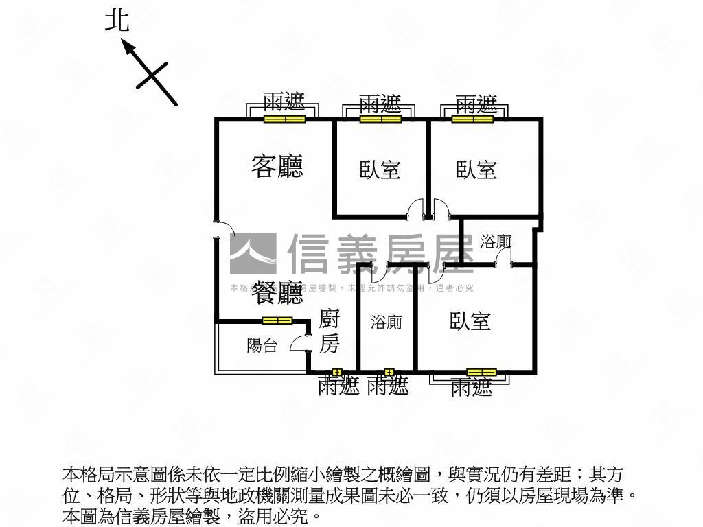 近未來１０１捷運三房平車房屋室內格局與周邊環境