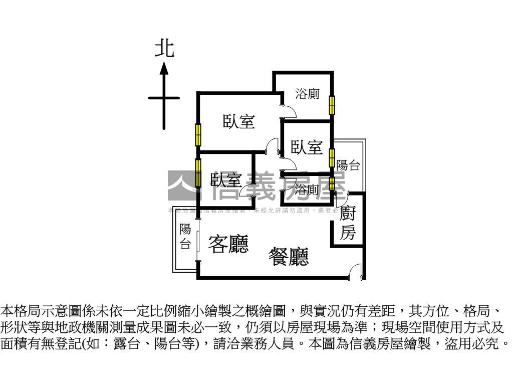 心之所向全新未住三房平車房屋室內格局與周邊環境